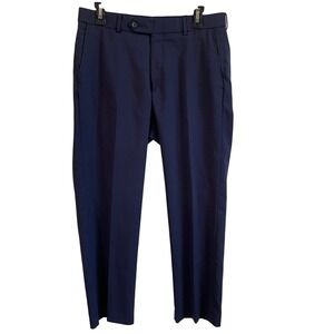 Ballin Super 120s Wool Comfort-EZE Dress Pants Navy‎ Blue Mens 32 Trousers